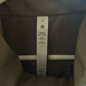 Lululemon Always Effortless Jacket with Hood. Size 8 in Sand